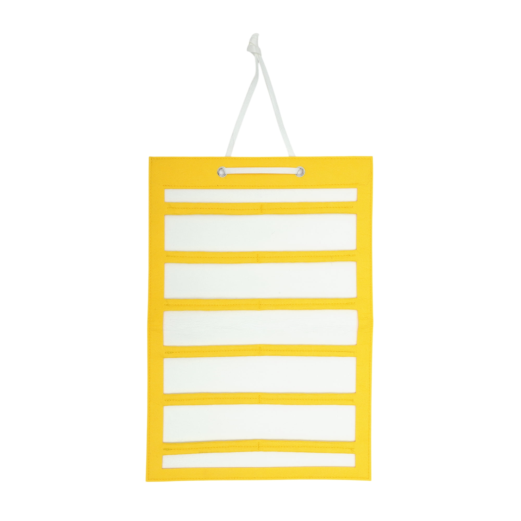 Unique Bargains Claw Clip Holder Space-saving Hair Clip Storage Yellow 16.69"x13.78"