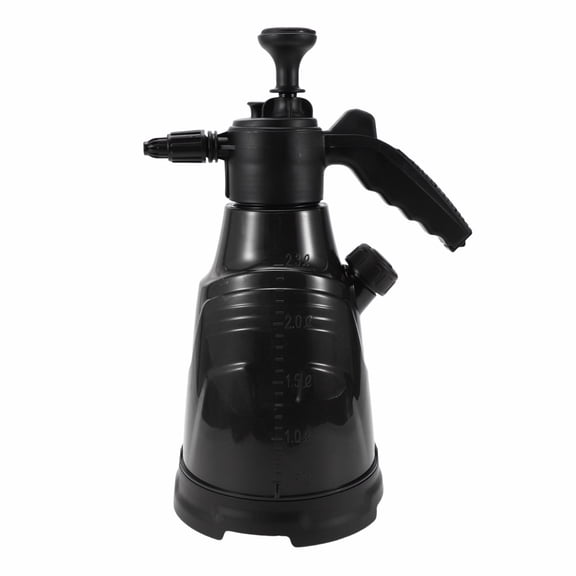 Unique Bargains Cleaning Spray Bottles Outside Foam Pump Sprayer for Car Portable Plastic 2.3L 1 Pc Black