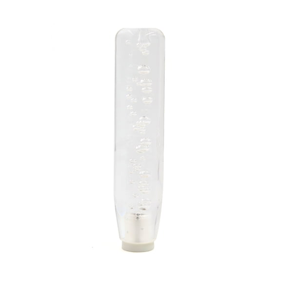 Unique Bargains Clear Crystal Red Light Bubble Gear Shift Knob 3 Adapter 20cm Length for Car