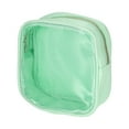 thumbnail image 1 of Unique Bargains Clear Mini Makeup Bag Small Makeup Bag Transparent Cosmetic Zipper Pouch for Purse Mint Green, 1 of 7