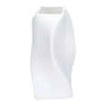 thumbnail image 1 of Unique Bargains Clear Plastic Bud Modern Flower Vase White 3.1" x 3.1" x 6.3", 1 of 6
