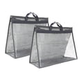 thumbnail image 1 of Unique Bargains Clear Purse Storage Organizer Dustproof Cover Gray L, 1 of 5