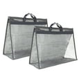 thumbnail image 1 of Unique Bargains Clear Purse Storage Organizer Dustproof Cover Gray XXL, 1 of 5