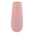 thumbnail image 1 of Unique Bargains Clear Tapered Plastic Vase Decorative Vase Pink 3.1" x 3.1" x 9.1", 1 of 6