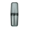 thumbnail image 1 of Unique Bargains Clear Toothbrush Travel Case Plastic Lightweight Toothbrush Travel Case Traveling for Travel Gray, 1 of 7