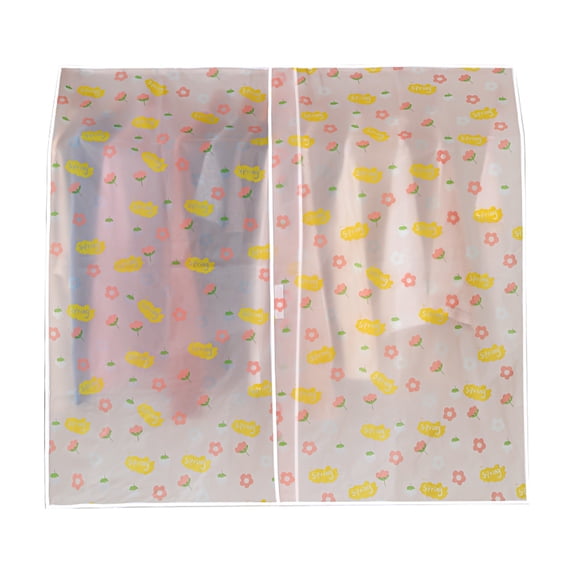 Unique Bargains Clothes Cover Bags with Magic Tapes Flower Pattern 43.3"x43.3"