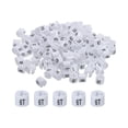 thumbnail image 1 of Unique Bargains Clothes Hanger Marker Colored Hanger Sizer Garment Markers Tag White 6T, 1 of 5