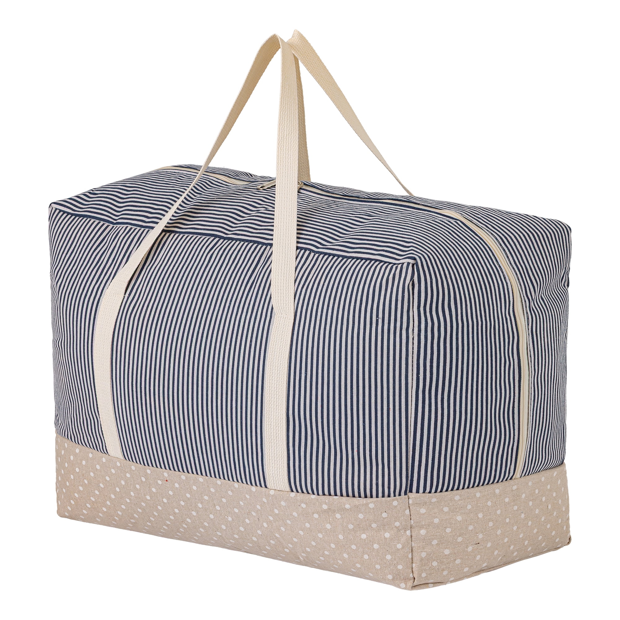 Unique Bargains Clothes Storage Bag for Closet Organizer Blue 16.9"x13.8"x7.9"