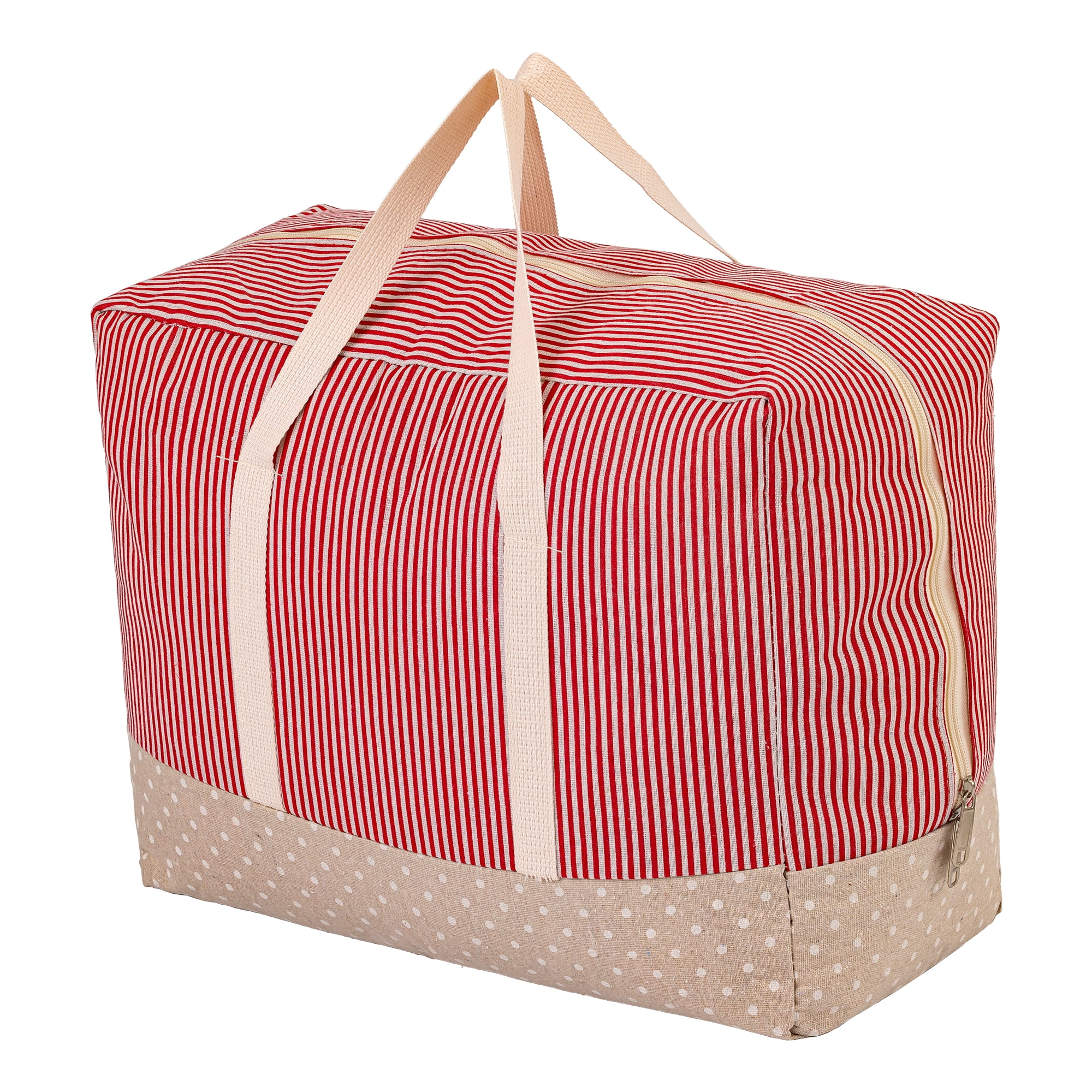 Unique Bargains Clothes Storage Bag for Closet Organizer Red 16.9"x13.8"x7.9"