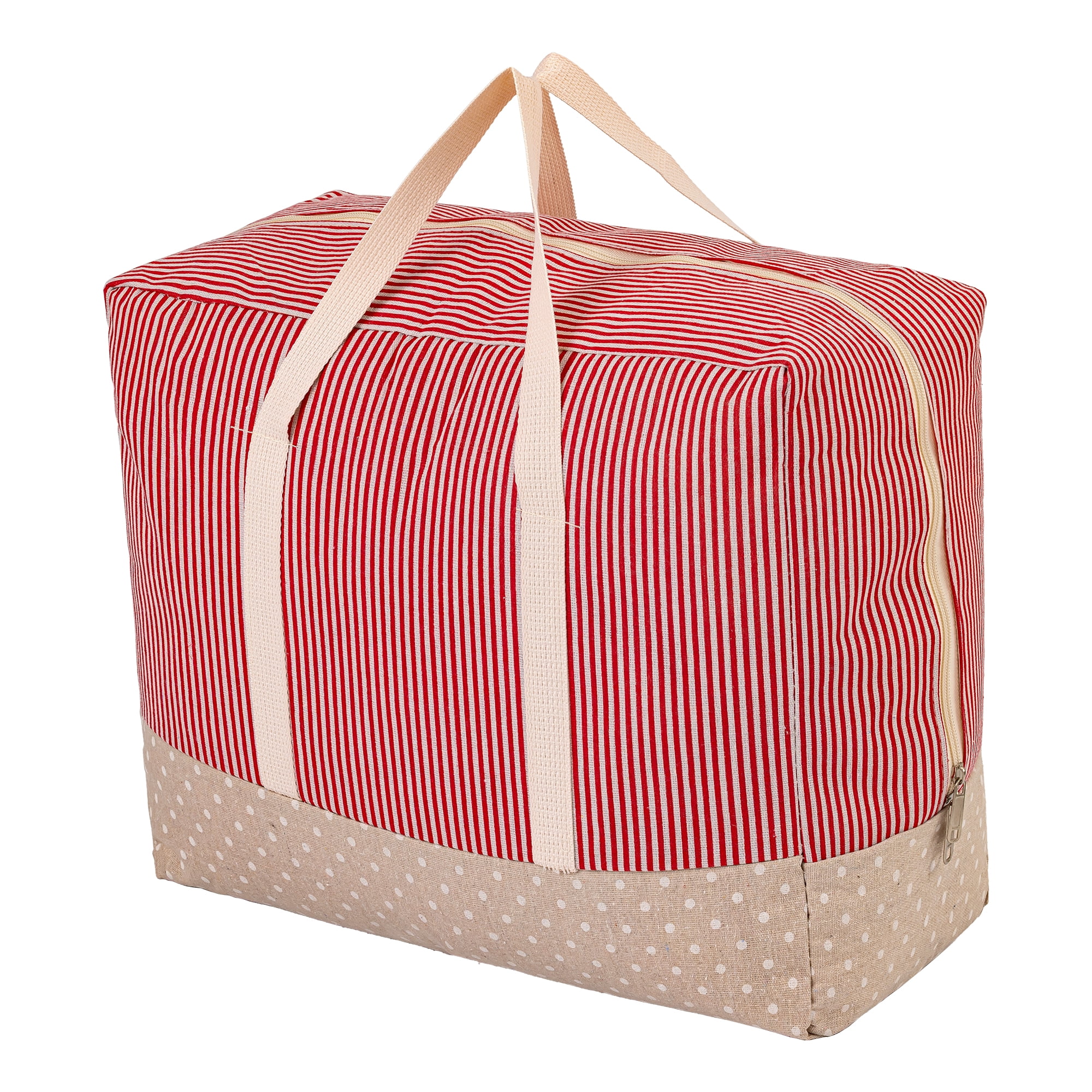 Unique Bargains Clothes Storage Bag for Closet Organizer Red 22.8"x15.7"x11.8"