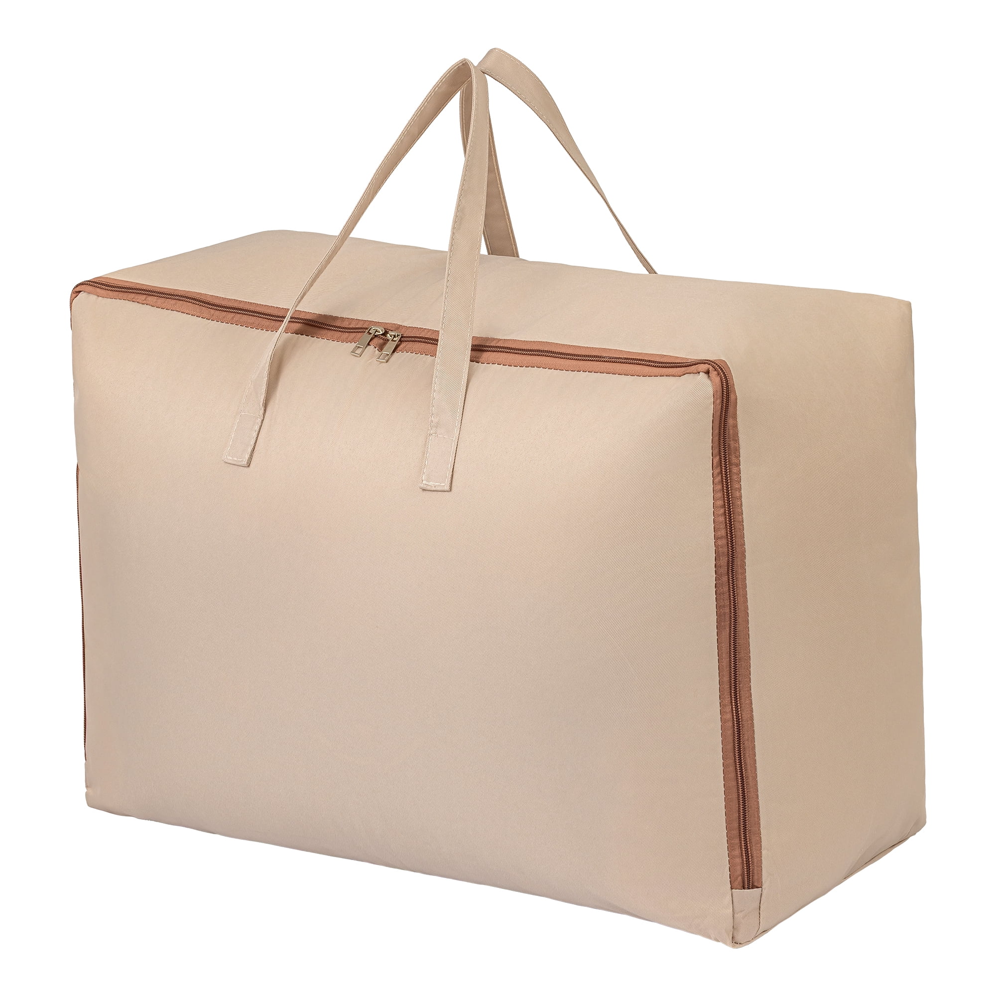 Unique Bargains Clothes Storage Bag for Organizing Closet Beige 27.6"x11.8"x19.7"