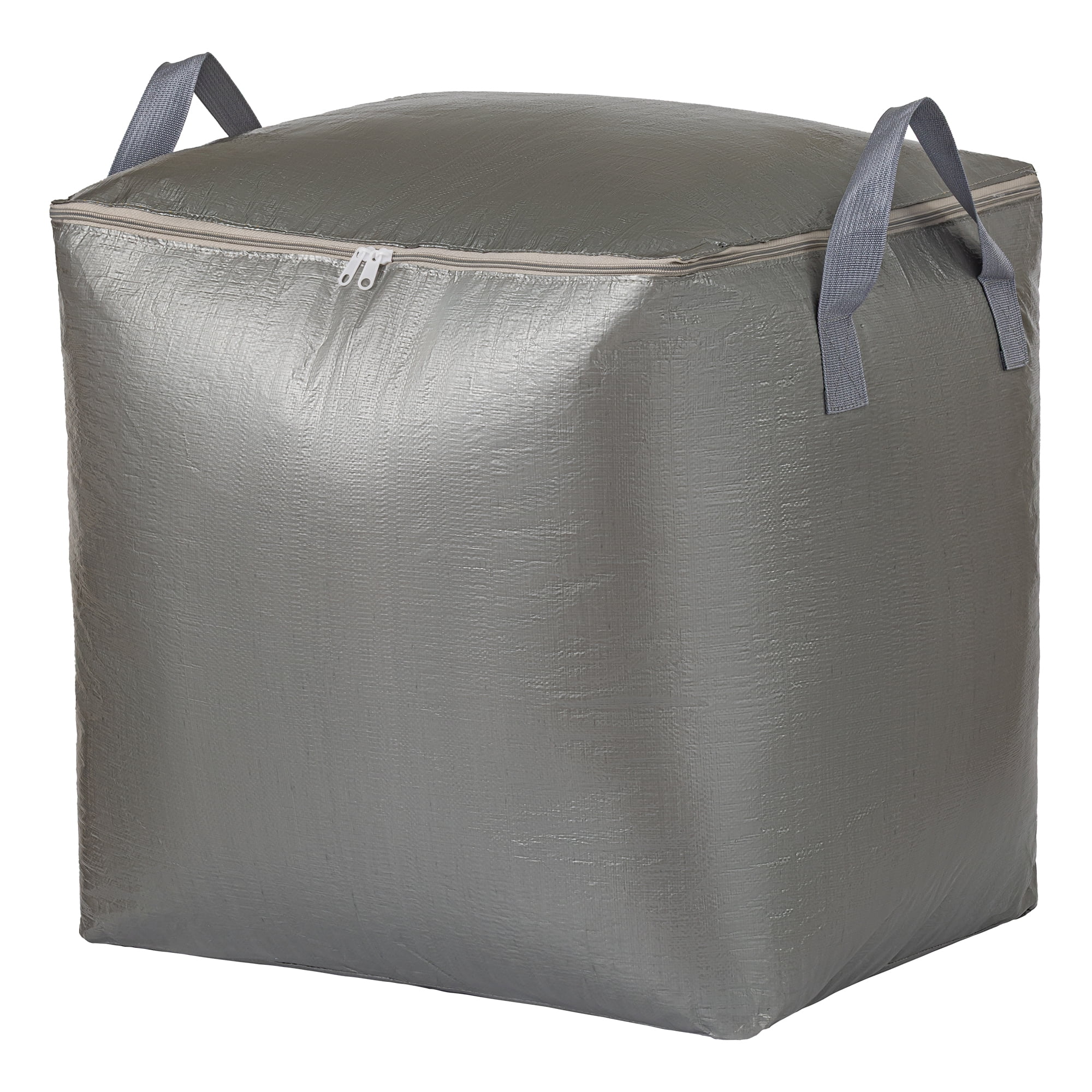 Unique Bargains Clothes Storage Bag with Handles Grey 23.6"x19.7"x23.6"