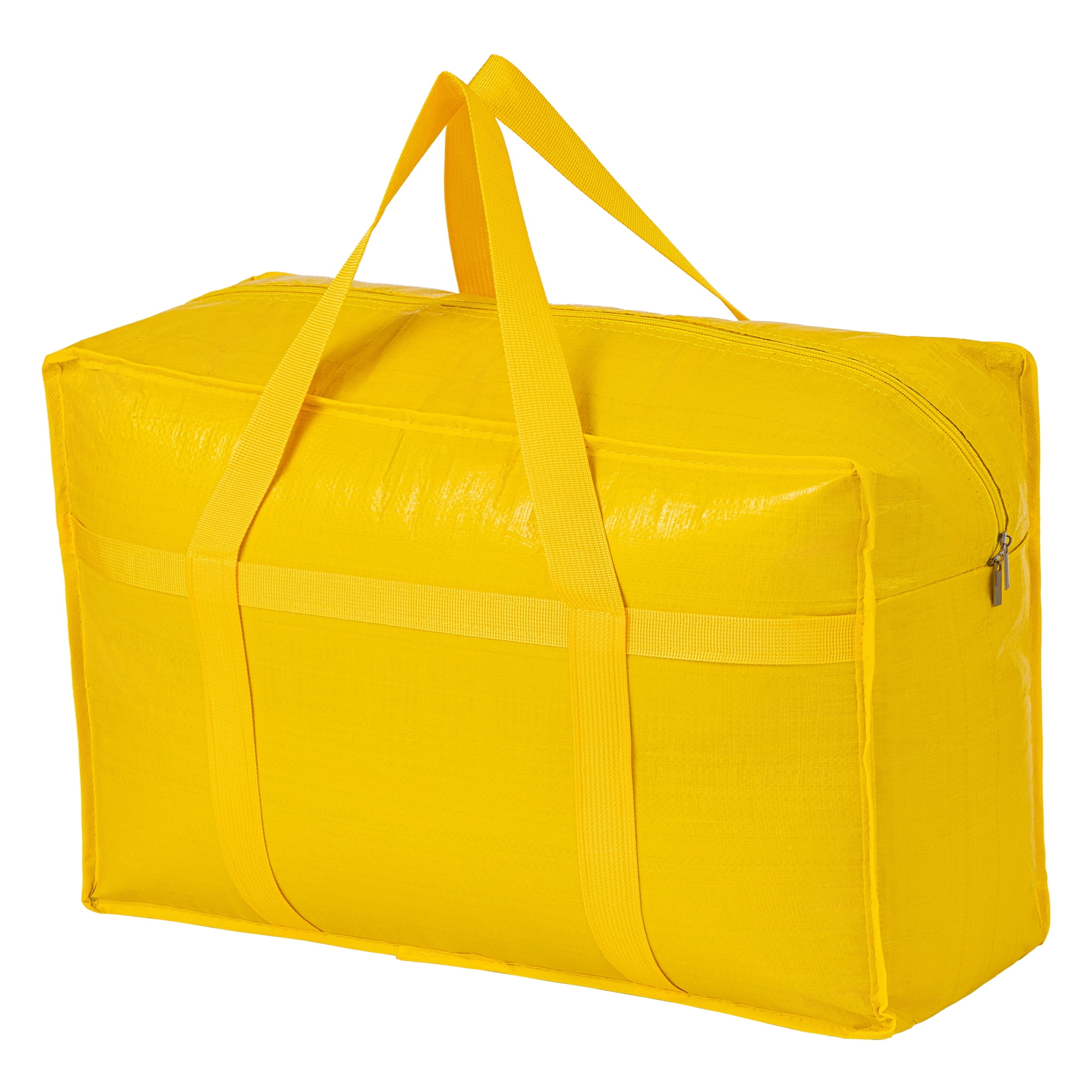 Unique Bargains Clothes Storage Bags for Organizing Clothing Yellow 31.5"x9.8"x19.7"