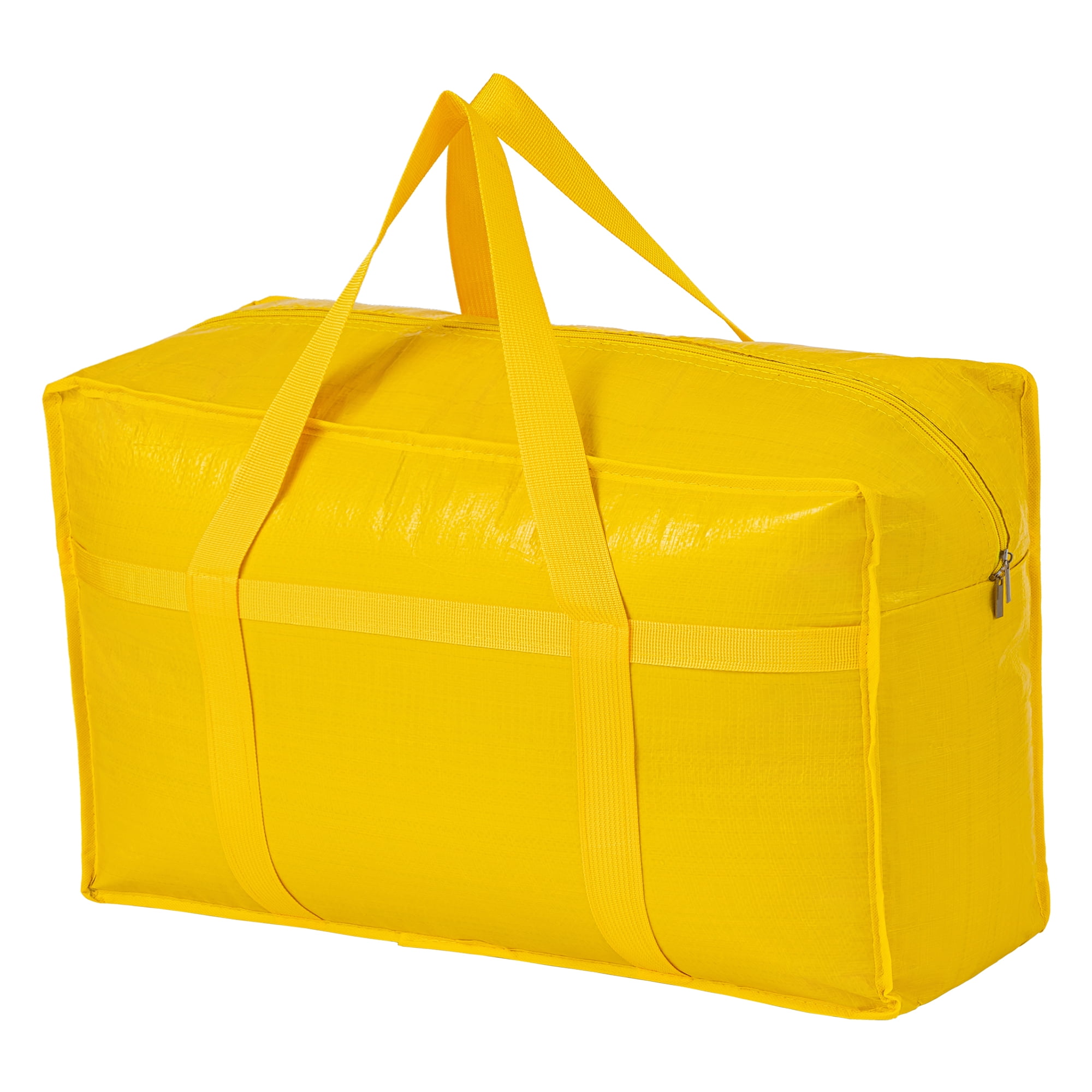 Unique Bargains Clothes Storage Bags for Organizing Clothing Yellow 39.4"x11.8"x22.8"