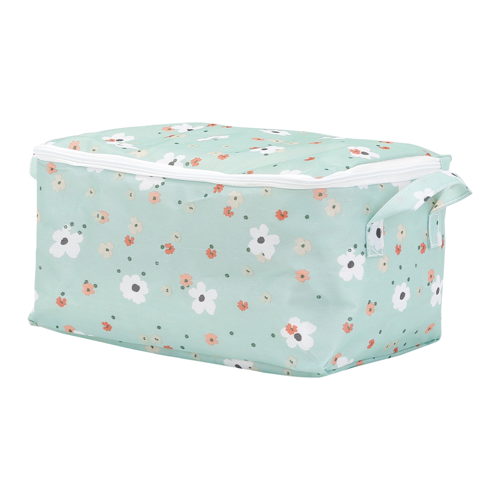 Unique Bargains Clothes Storage Bags for Closet Organizers and Storage Green 14x10x8in