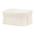 thumbnail image 1 of Unique Bargains Clothes Storage Bags for Closet Organizers w Handles Beige 15.5x11x8.5in, 1 of 7
