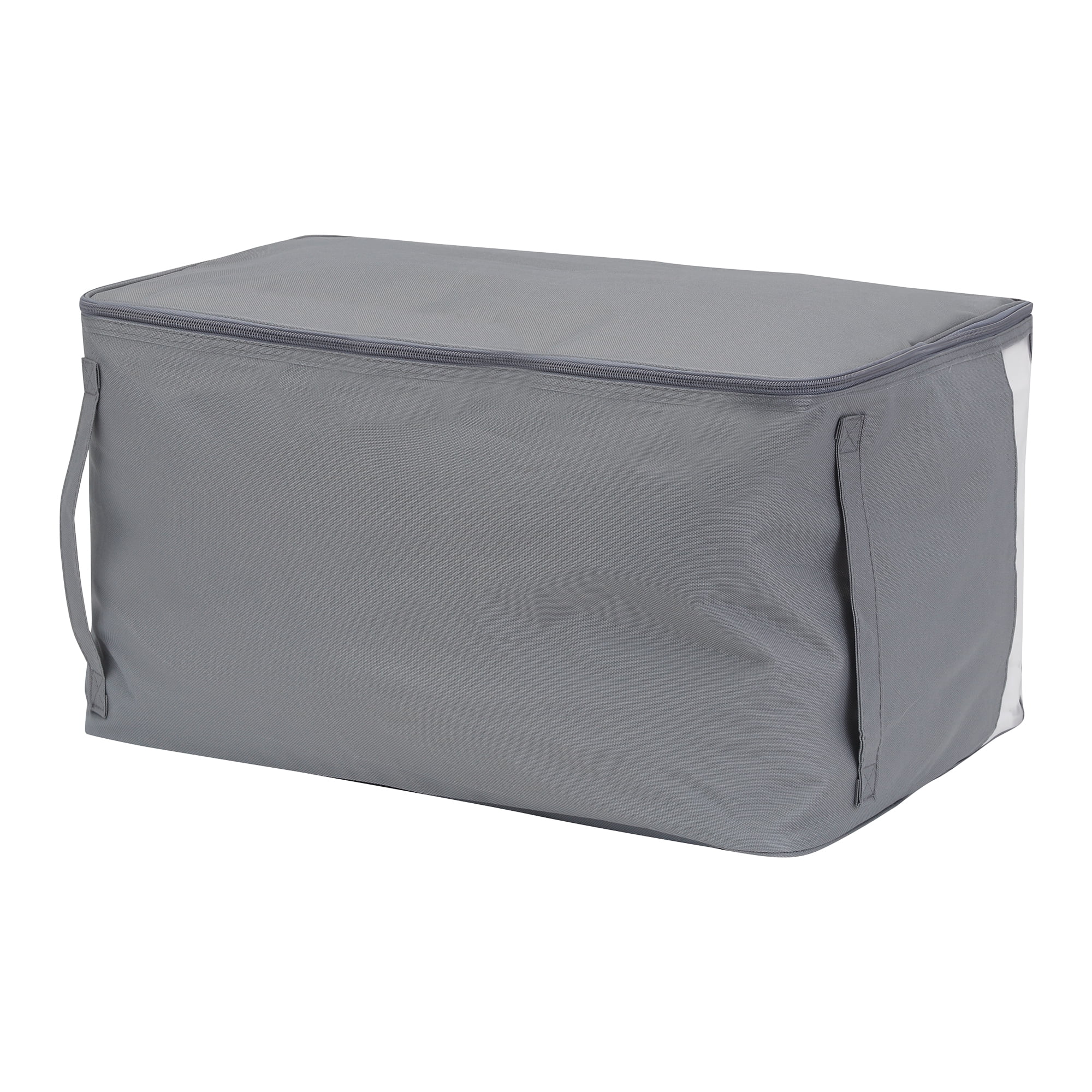 Unique Bargains Clothes Storage Bags for Closet Organizers w Handles Grey 23.5x19.5x14in