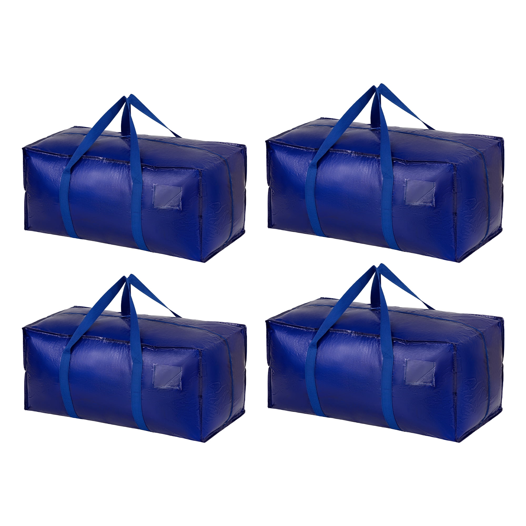 Unique Bargains Storage Bag for Organizing Bedroom with Handle Blue 28.74"x14.17"x12.99"