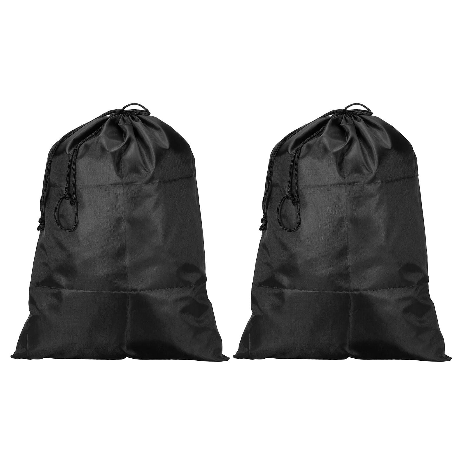 Unique Bargains Clothes Storage Drawstring Bag for Organizing and Travel Use Black 34X44cm