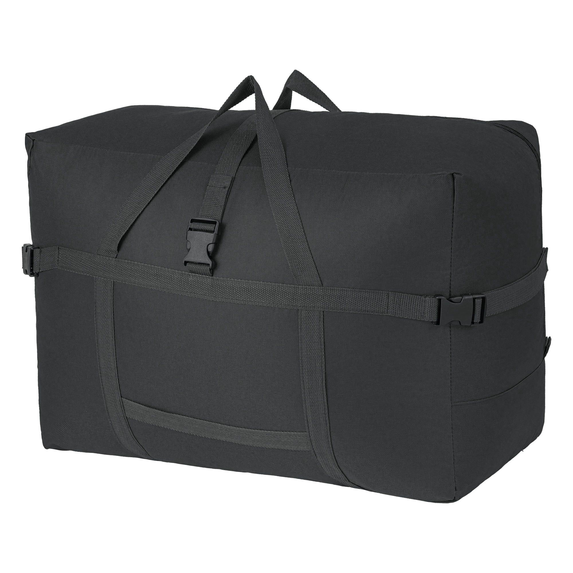 Unique Bargains Clothes Storage Oxford Moving Bag Black 27.6*13.8*18.9in