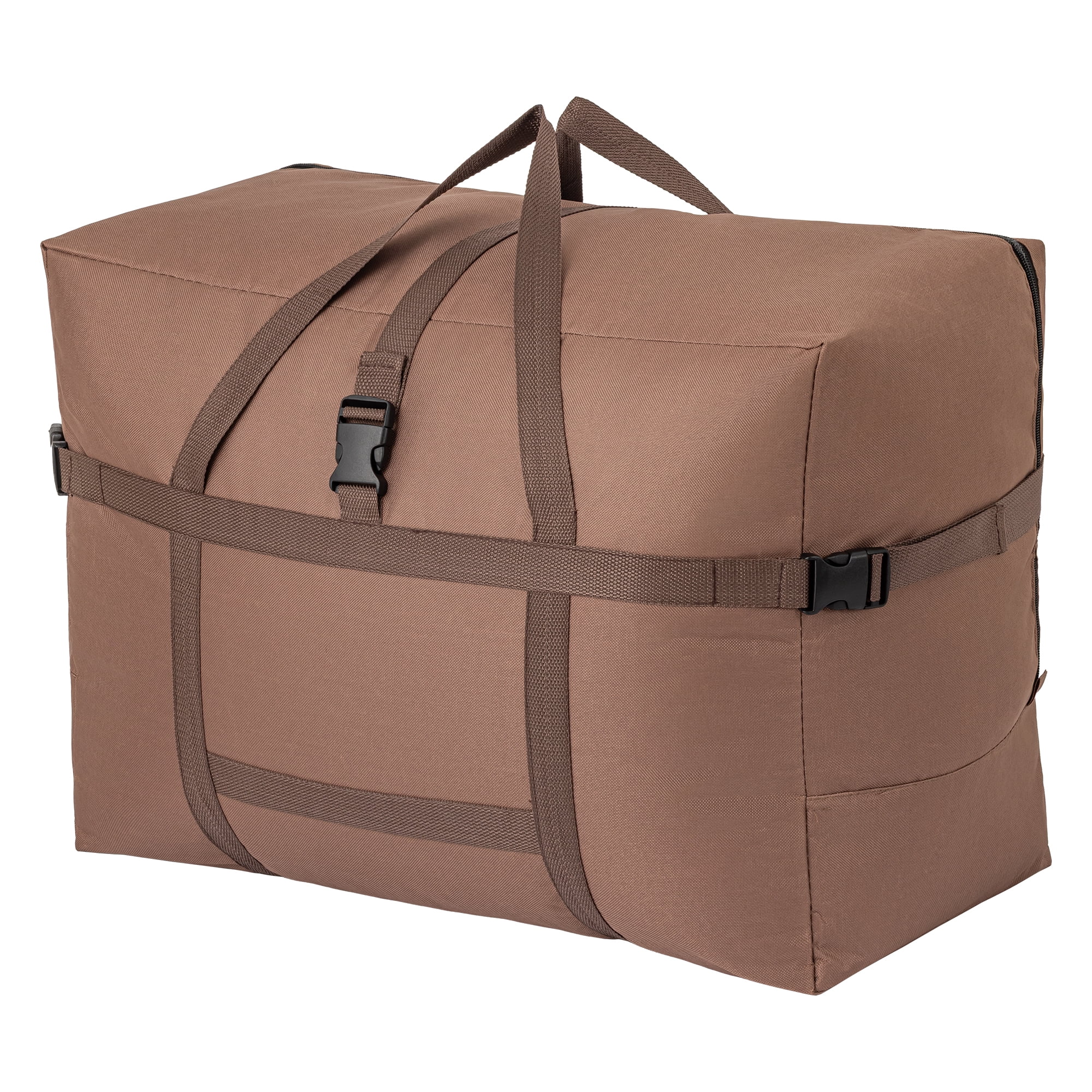 Unique Bargains Clothes Storage Oxford Moving Bag Khaki 23.6*11.4*16.9in
