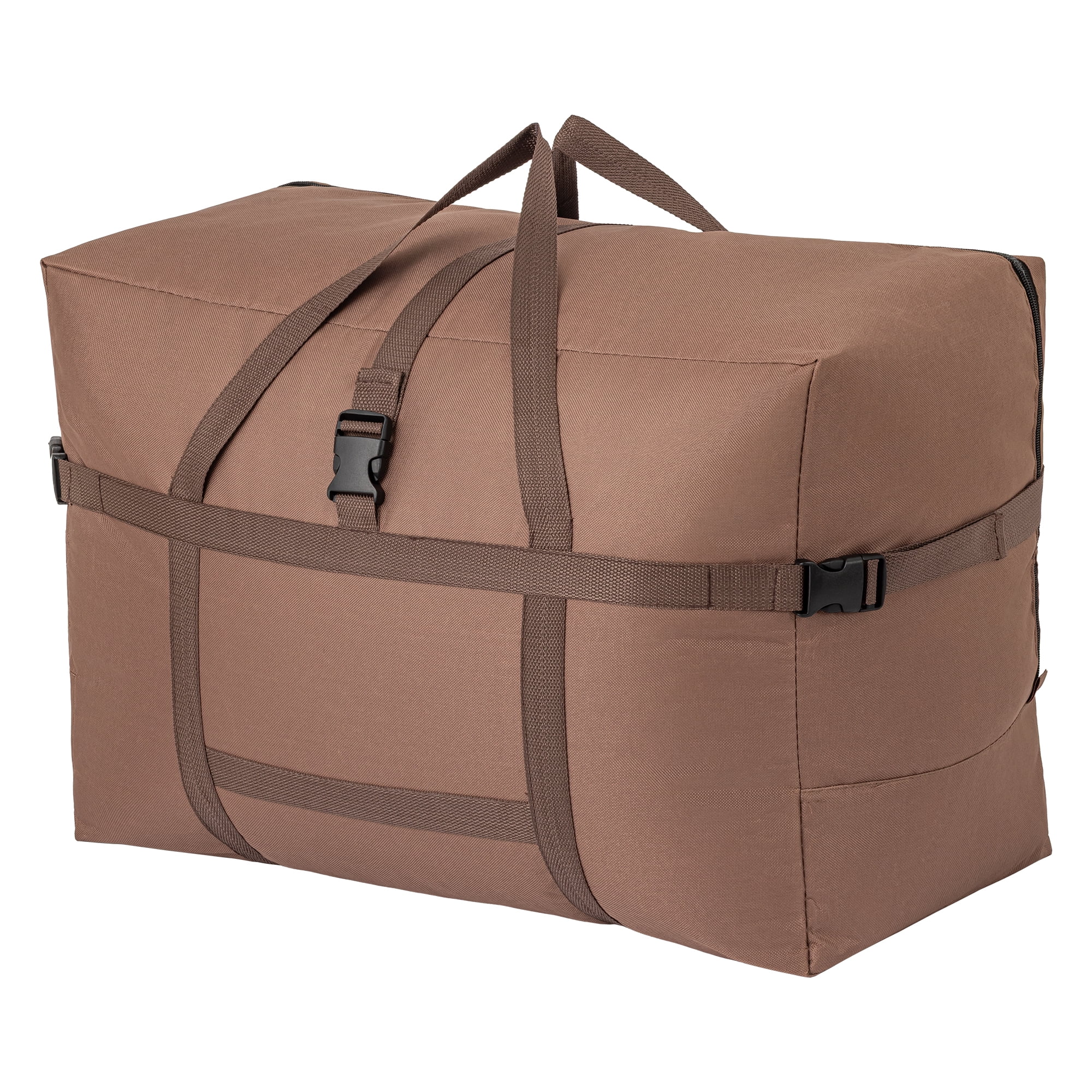 Unique Bargains Clothes Storage Oxford Moving Bag Khaki 27.6*13.8*18.9in