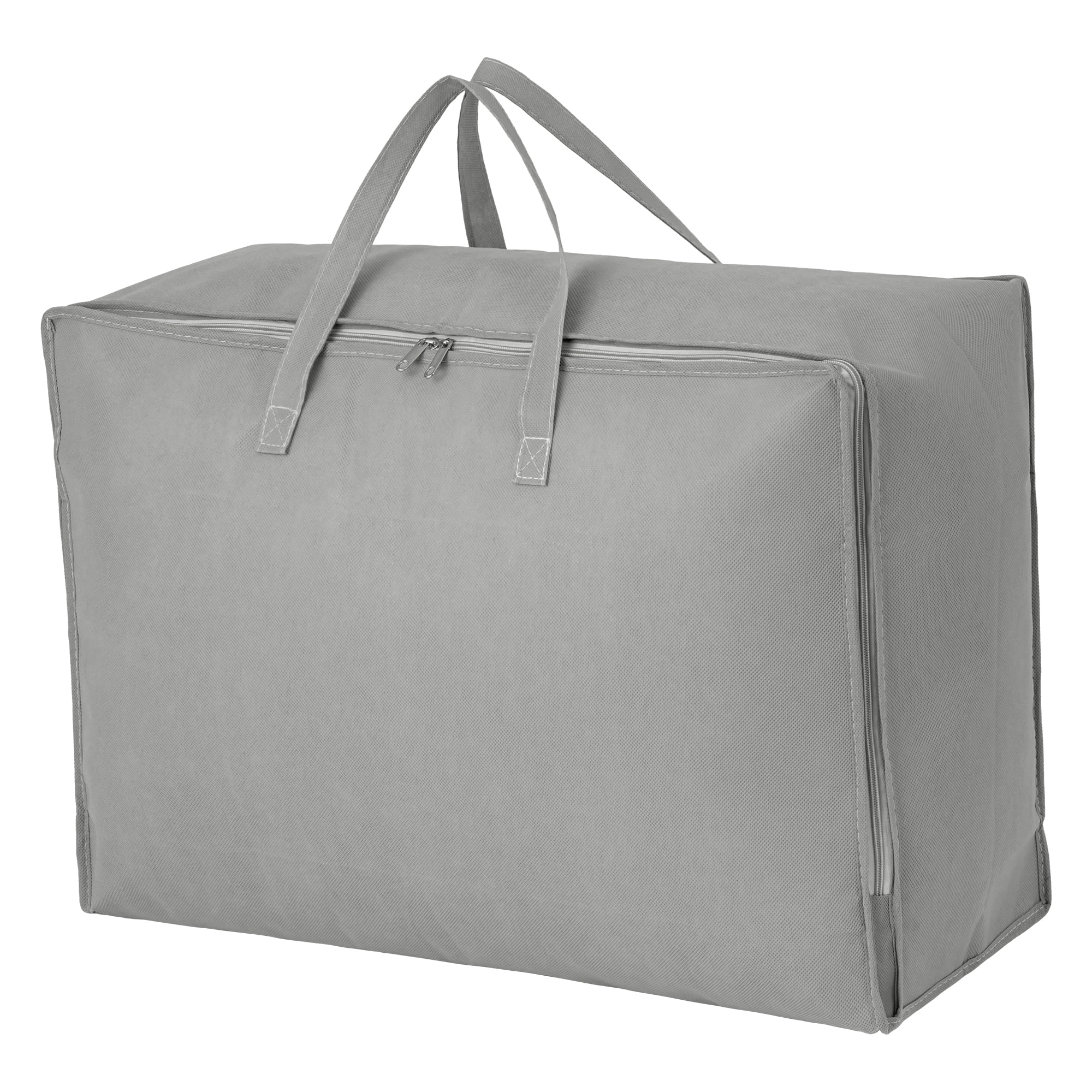 Unique Bargains Clothing Storage Bag Organize Bedroom and Closet Grey 21.3"x14.2"x7.1"