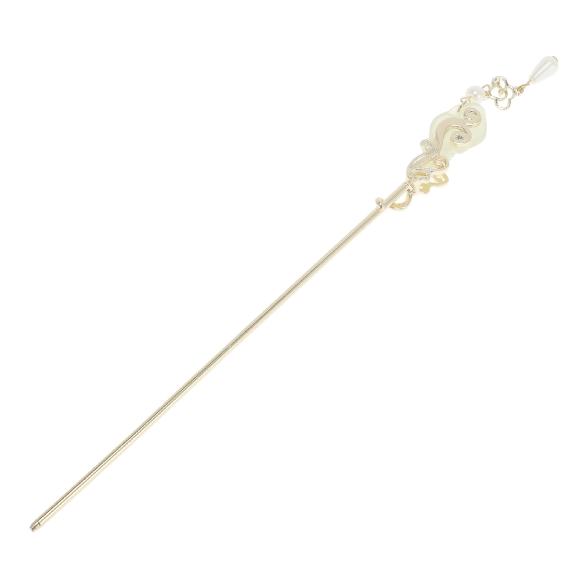Unique Bargains Simple Comfortable No Slip Cloud Hair Chopstick for Women 1 Pc ["Cloud"]