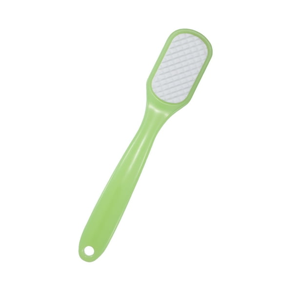 Unique Bargains Coarse And Fine Dual Sided Foot File Removes Dead Skin Pedicure 1 Pc Green Plastic