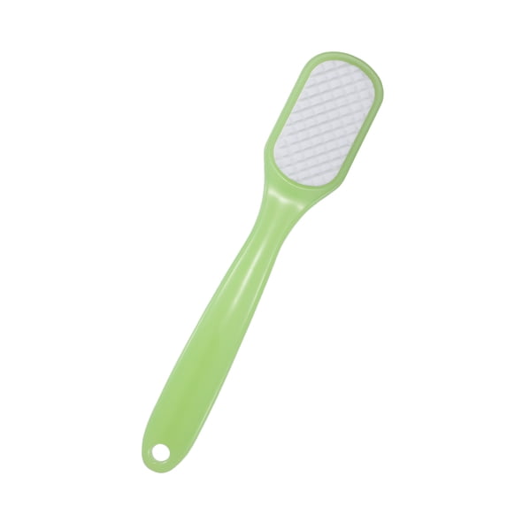 Unique Bargains Coarse And Fine Dual Sided Foot File Removes Dead Skin Pedicure 1 Pc Green Plastic