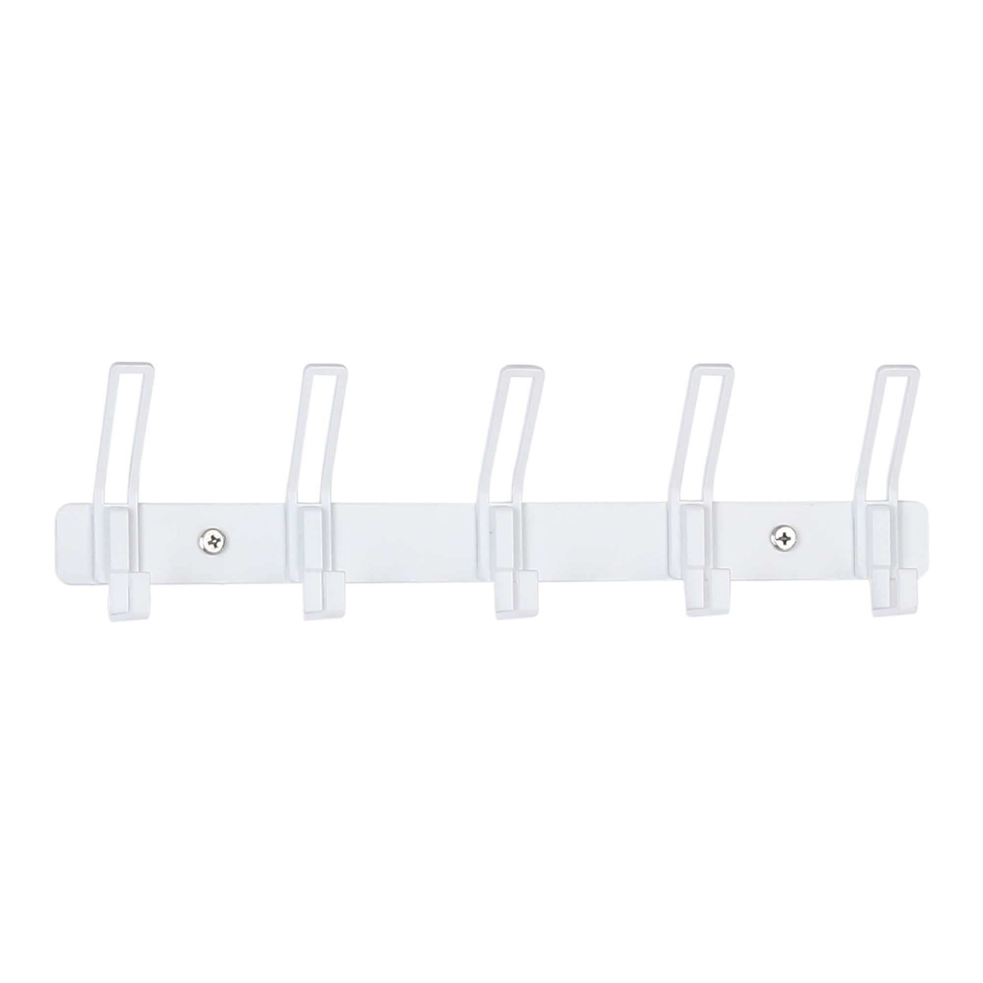 Unique Bargains Wall Mount Coat Rack Hook for Bathroom and Bedroom Organization White 5