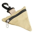 thumbnail image 1 of Unique Bargains Coin Purse Outdoor Triangle Wrist Bag Small Changes Wallet Case Khaki, 1 of 5
