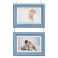 thumbnail image 1 of Unique Bargains Collage Picture Frames with Rope Blue Two Horizontal 4x6, 1 of 5