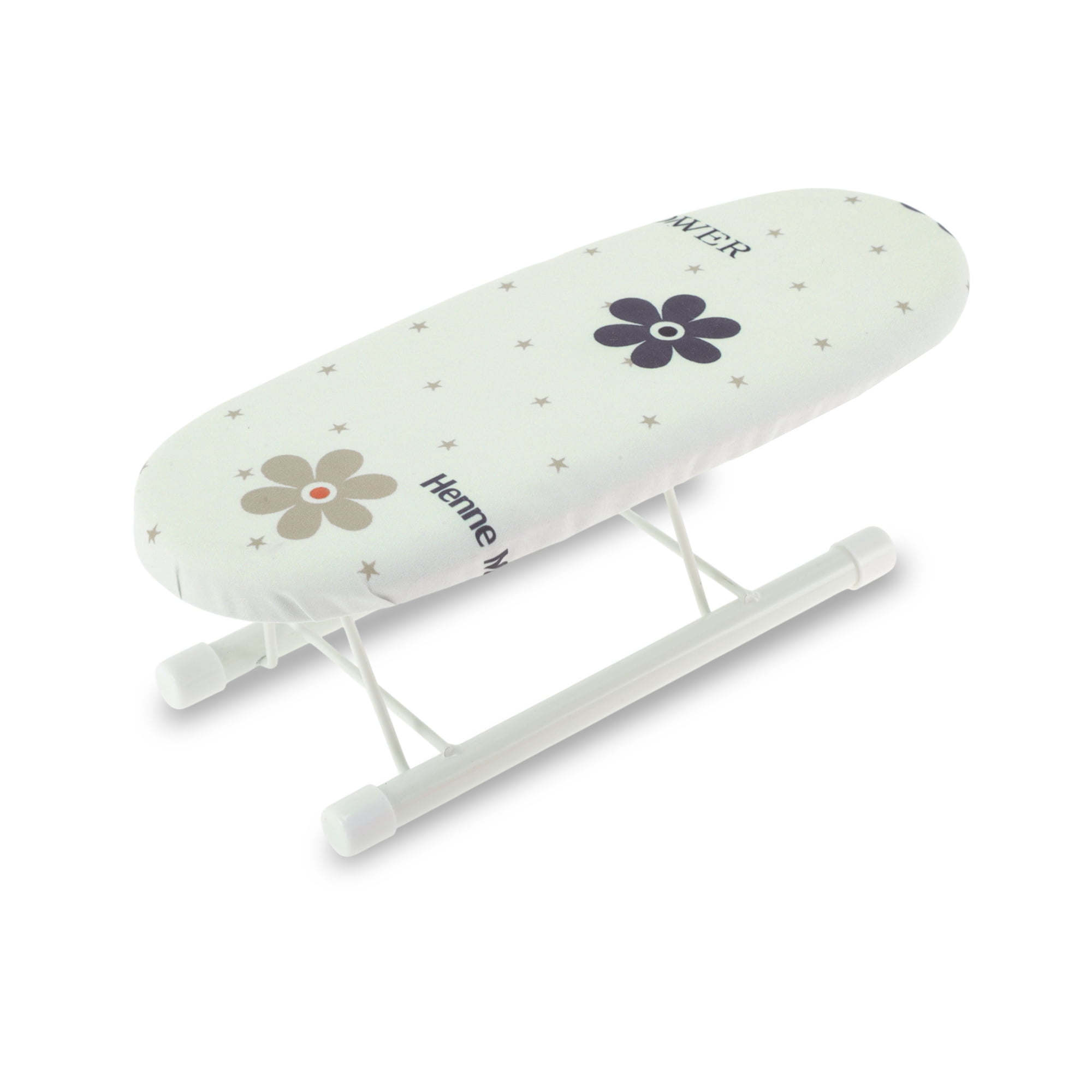 Unique Bargains Collapsible Mini Ironing Board Efficient Ironing Dark Blue, White