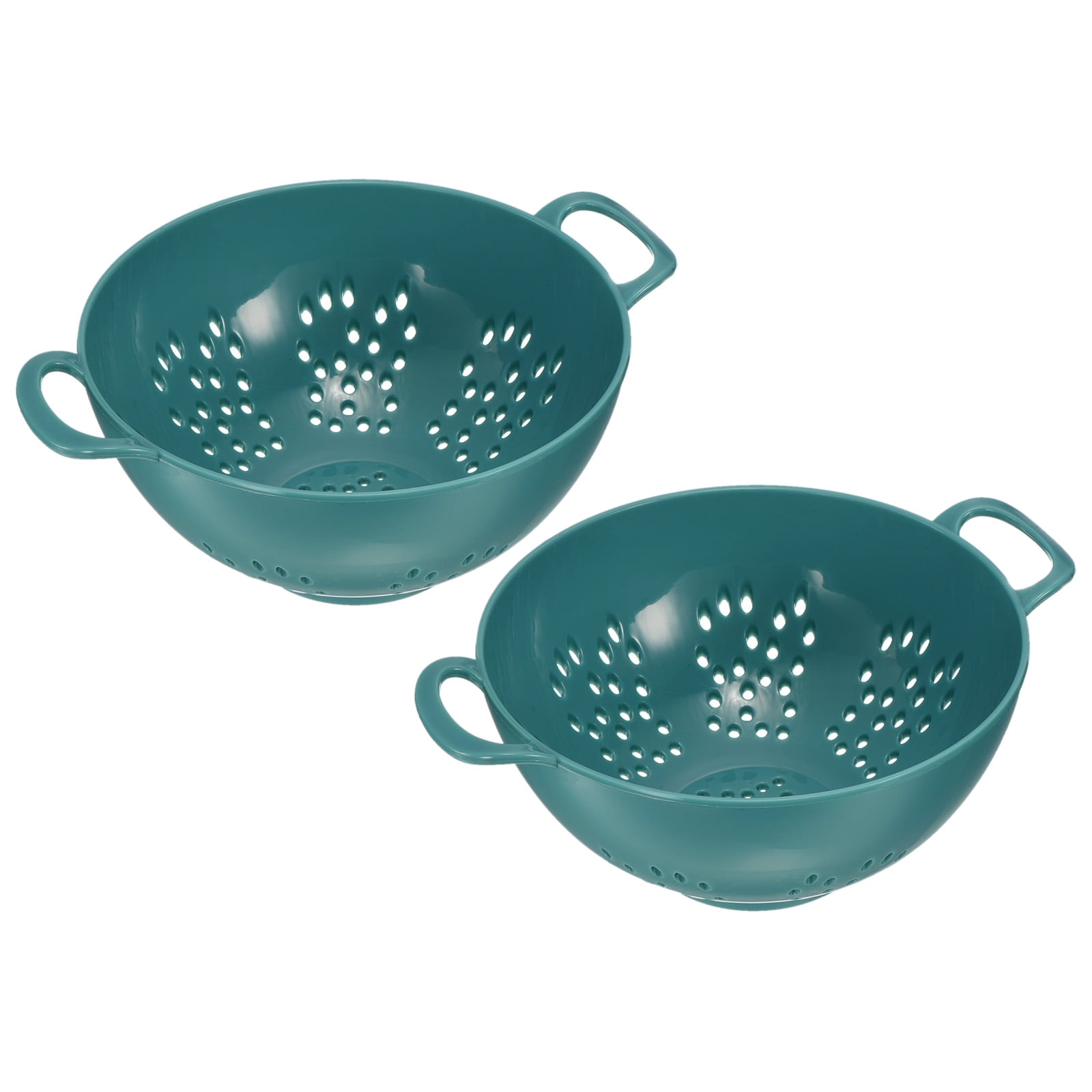 Unique Bargains Collapsible Silicone Strainer for Noodles Veggies Fruits Army Green