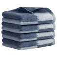 thumbnail image 1 of Unique Bargains Color Block Decorative Hand Towel Set Grey 4-Piece, 1 of 5