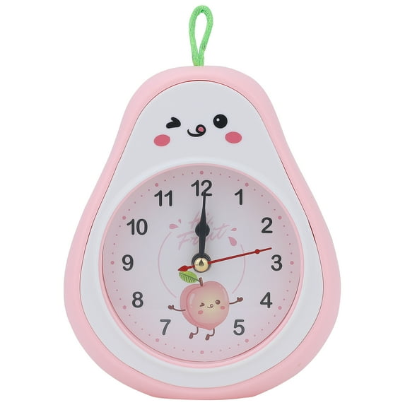 Unique Bargains Colorful Alarm Clock Pink 4.5"L x 2.2"W x 5.3"H