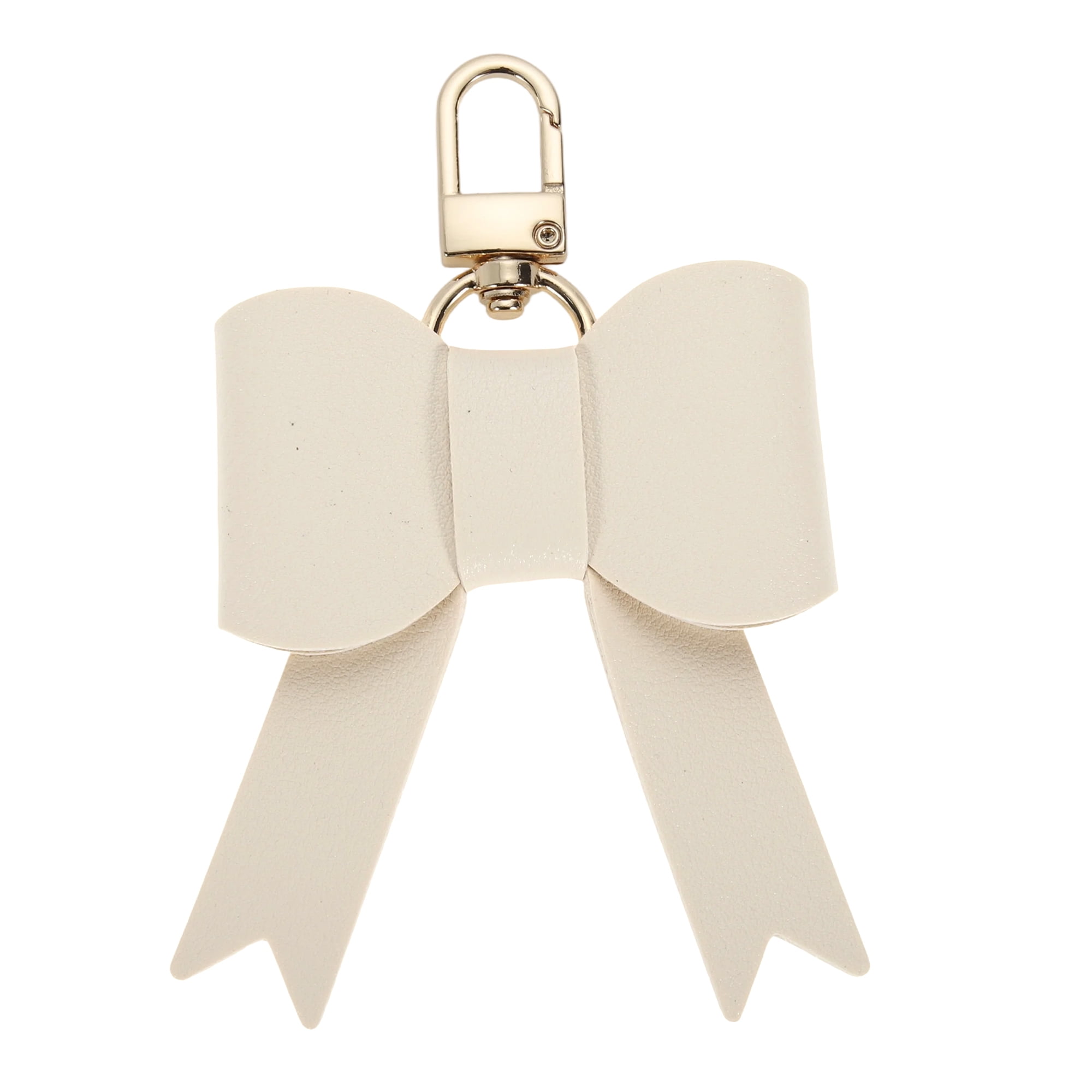 Unique Bargains Colorful Bow Handbag Charms for Gifts And Accessories Beige
