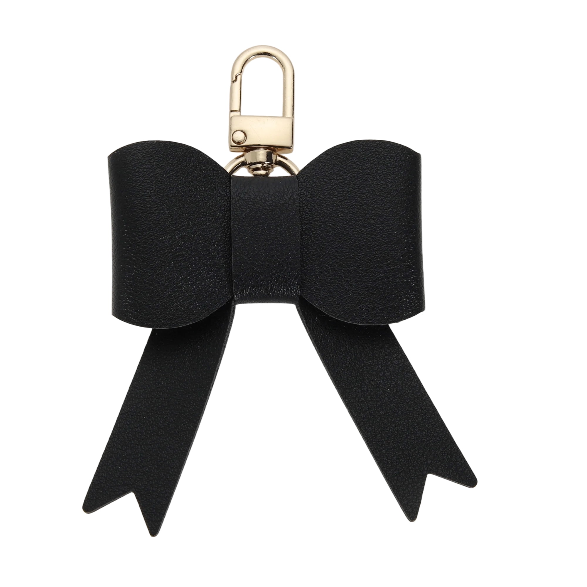Unique Bargains Colorful Bow Handbag Charms for Gifts And Accessories Black