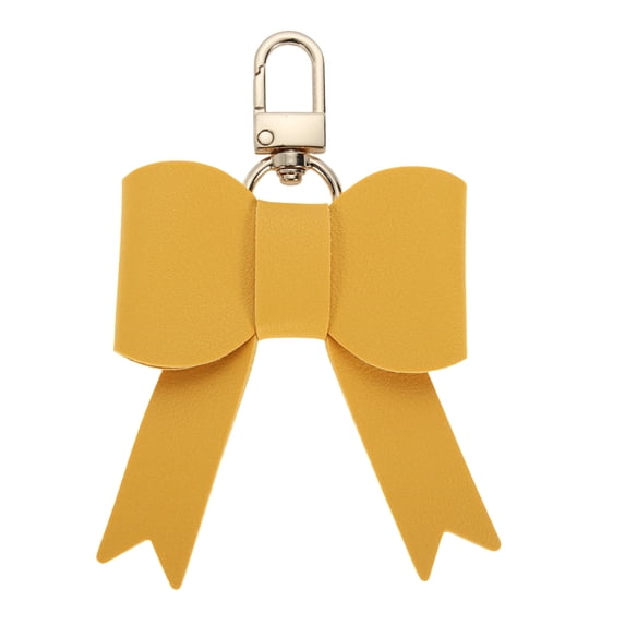 Unique Bargains Colorful Bow Handbag Charms for Gifts And Accessories Bright Yellow