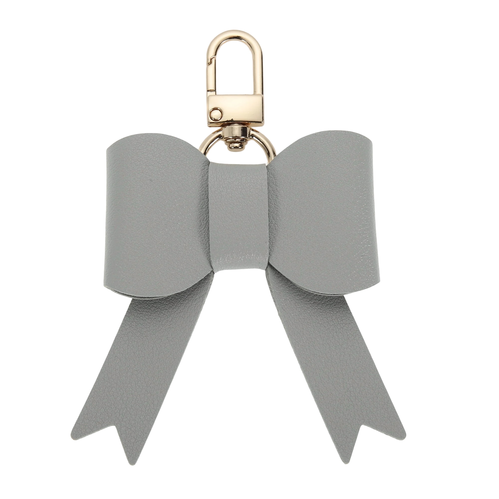 Unique Bargains Colorful Bow Handbag Charms for Gifts And Accessories Light Gray