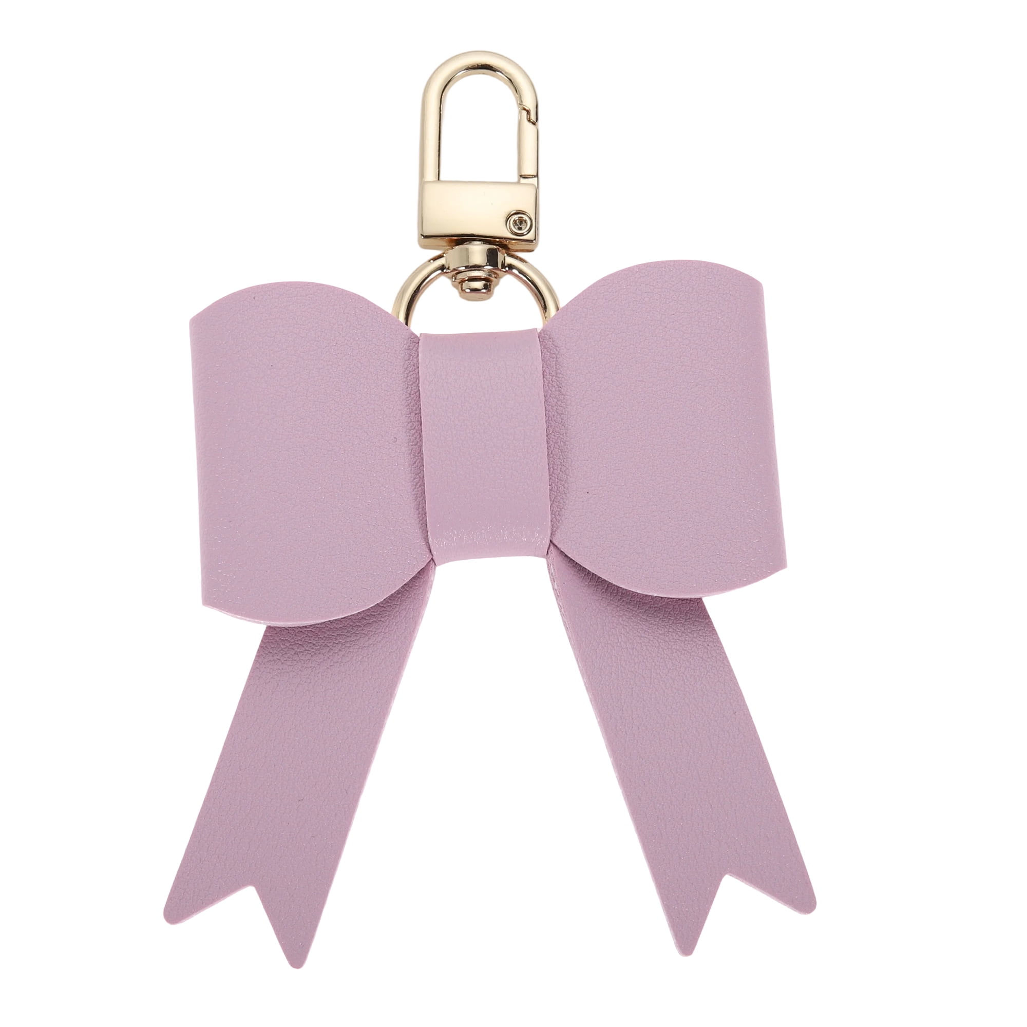 Unique Bargains Colorful Bow Handbag Charms for Gifts And Accessories Light Purple