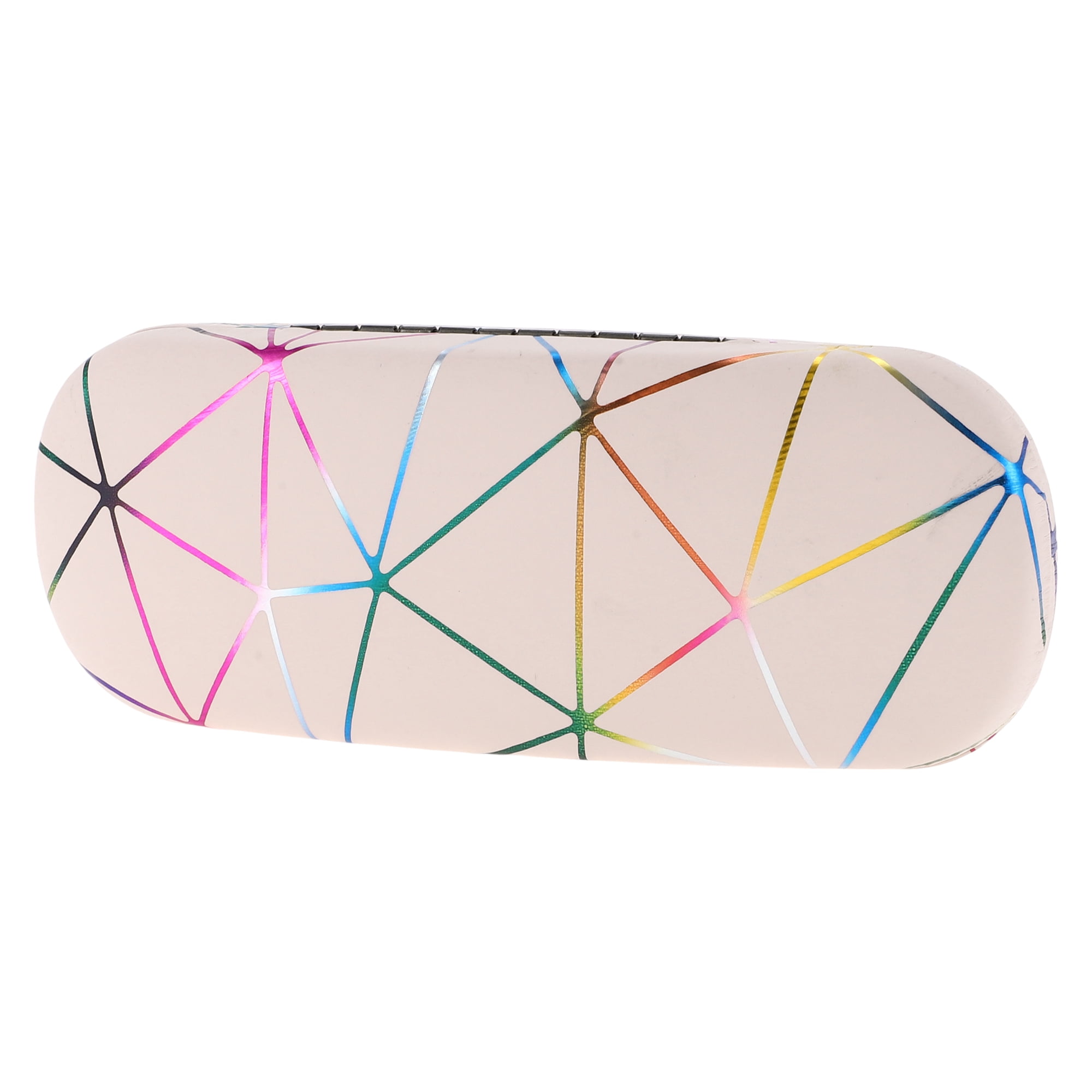 Unique Bargains Colorful Eyeglasses Case Storage 6.38"x2.44"x1.46" Pink