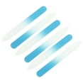 thumbnail image 1 of Unique Bargains Colorful Glass Multifunctional Nail File Small 6 Pcs Blue, 1 of 6