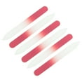 thumbnail image 1 of Unique Bargains Colorful Glass Multifunctional Nail File Small 6 Pcs Red, 1 of 6