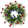thumbnail image 1 of Unique Bargains Colorful Hydrangea Flower Wreaths for Front Door Home Decor Multicolor, 1 of 7