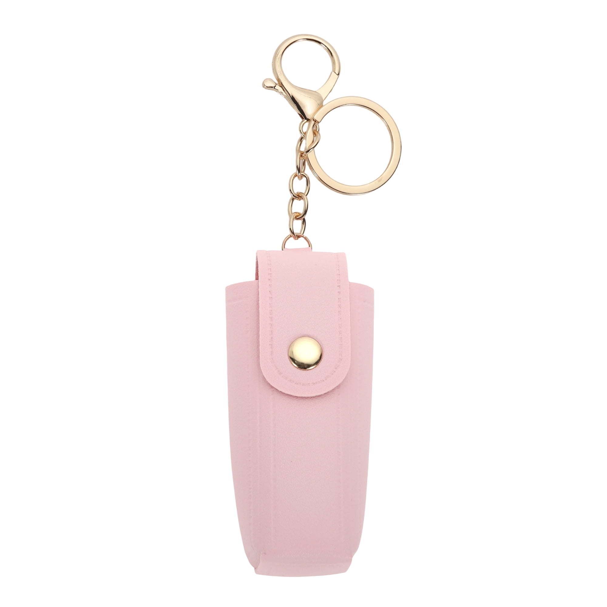 Unique Bargains Colorful Lipstick Bag Handbag Charms Keychains 1 Piece Pink