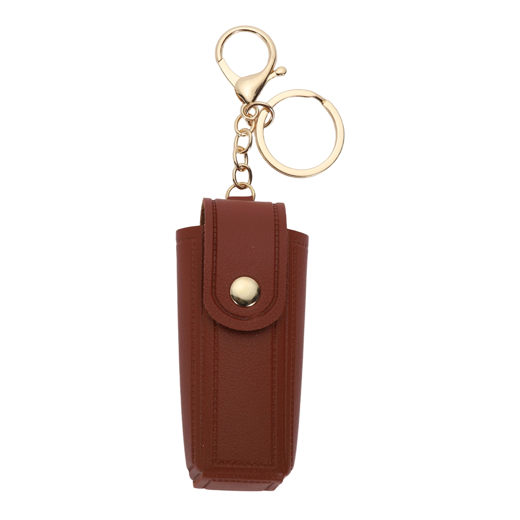 Unique Bargains Colorful Lipstick Bag Handbag Charms Keychains 1 Piece Red Coffee Color