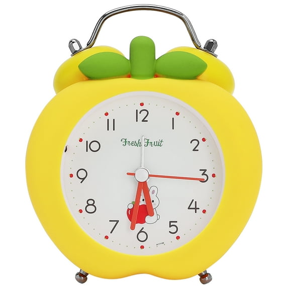 Unique Bargains Colorful Mechanical Alarm for Bedroom Dorm Yellow 4.3"Lx 2.4"W x 5.5"H