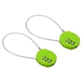 thumbnail image 1 of Unique Bargains Combination Lock 3 Digit Luggage Padlock for Gym Locker Green 2Pcs, 1 of 6